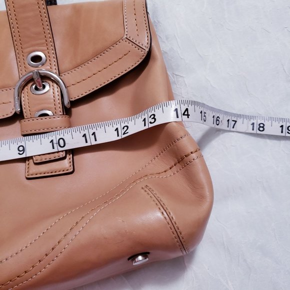 Coach Tan Leather Satchel - Picture 8 of 11